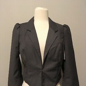 Anthropologie Taikonhu gray crop blazer